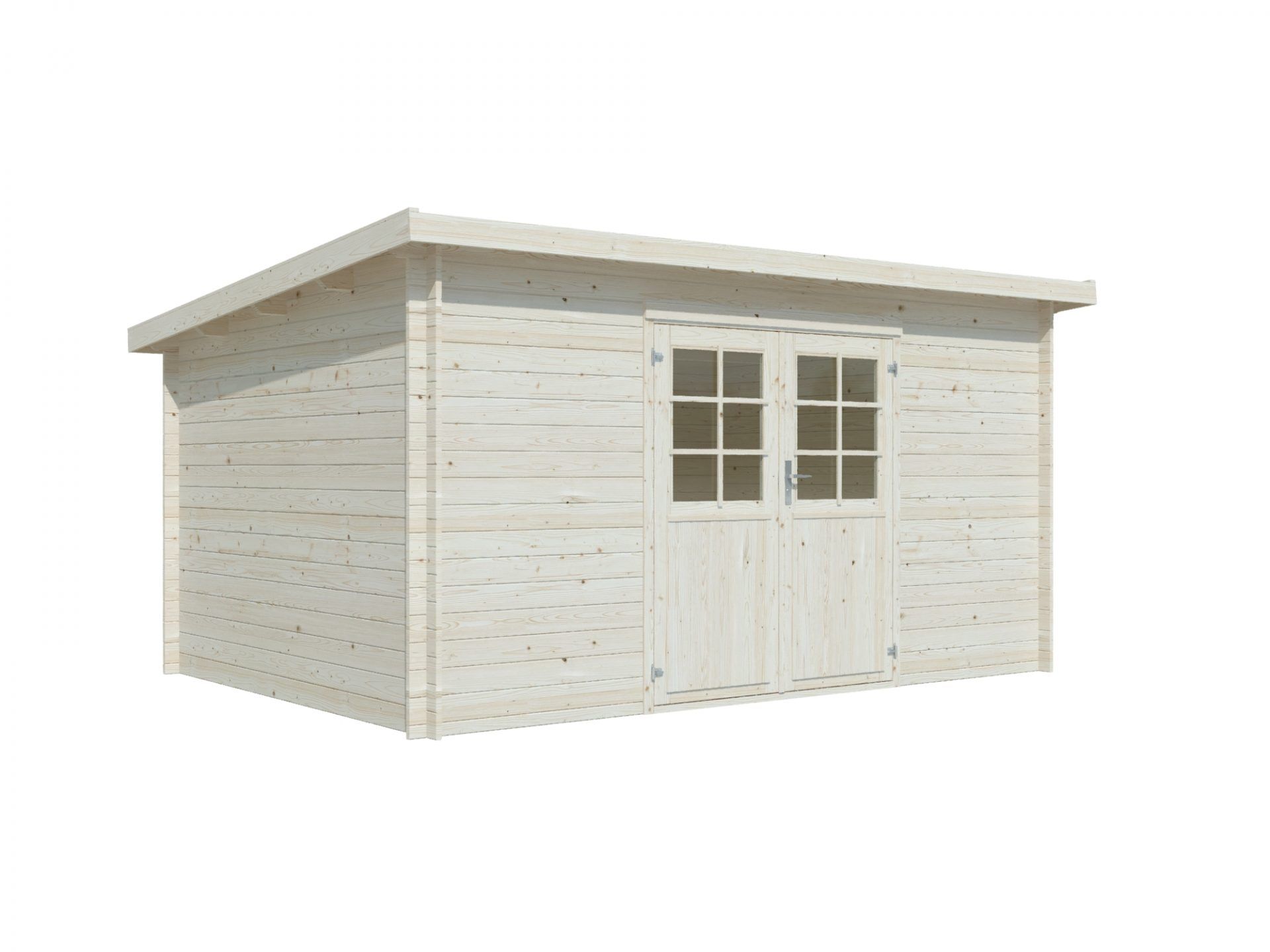 Flachdach Gartenhaus Aktion 64