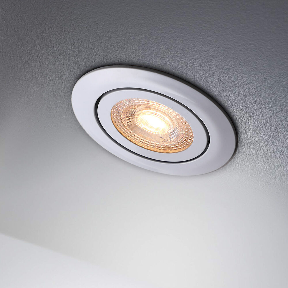 LED Einbauleuchte Krog 6er-Set Weiß