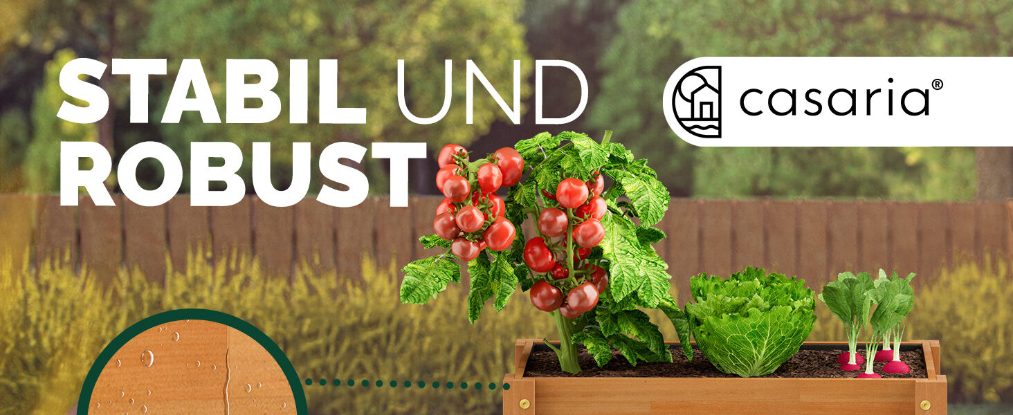 Hochbeet Akazienholz FSC®-zertifiziert 68x30x75cm