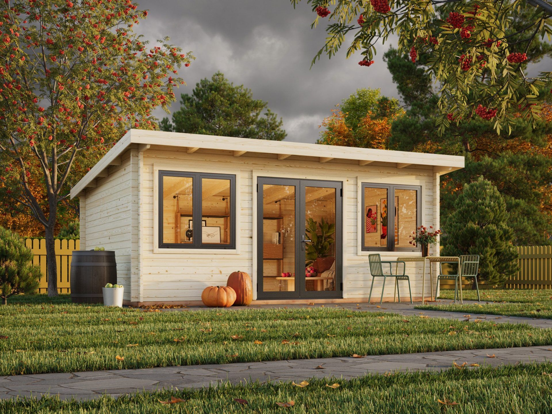 Palmako Pultdach Gartenhaus Lisandra 19,4 m²
