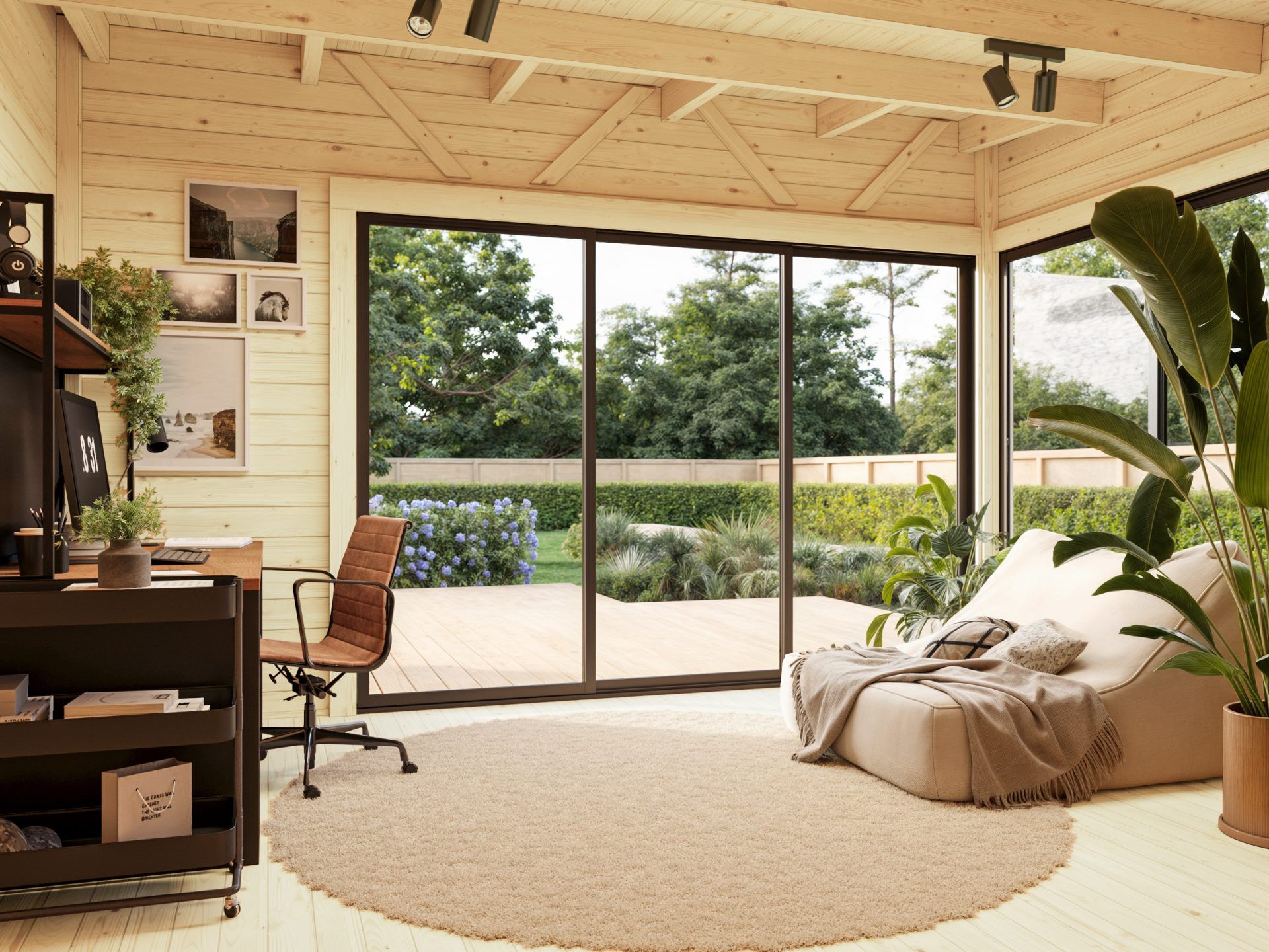 Palmako Pultdach Gartenhaus Andrea 15,2 m² Slide