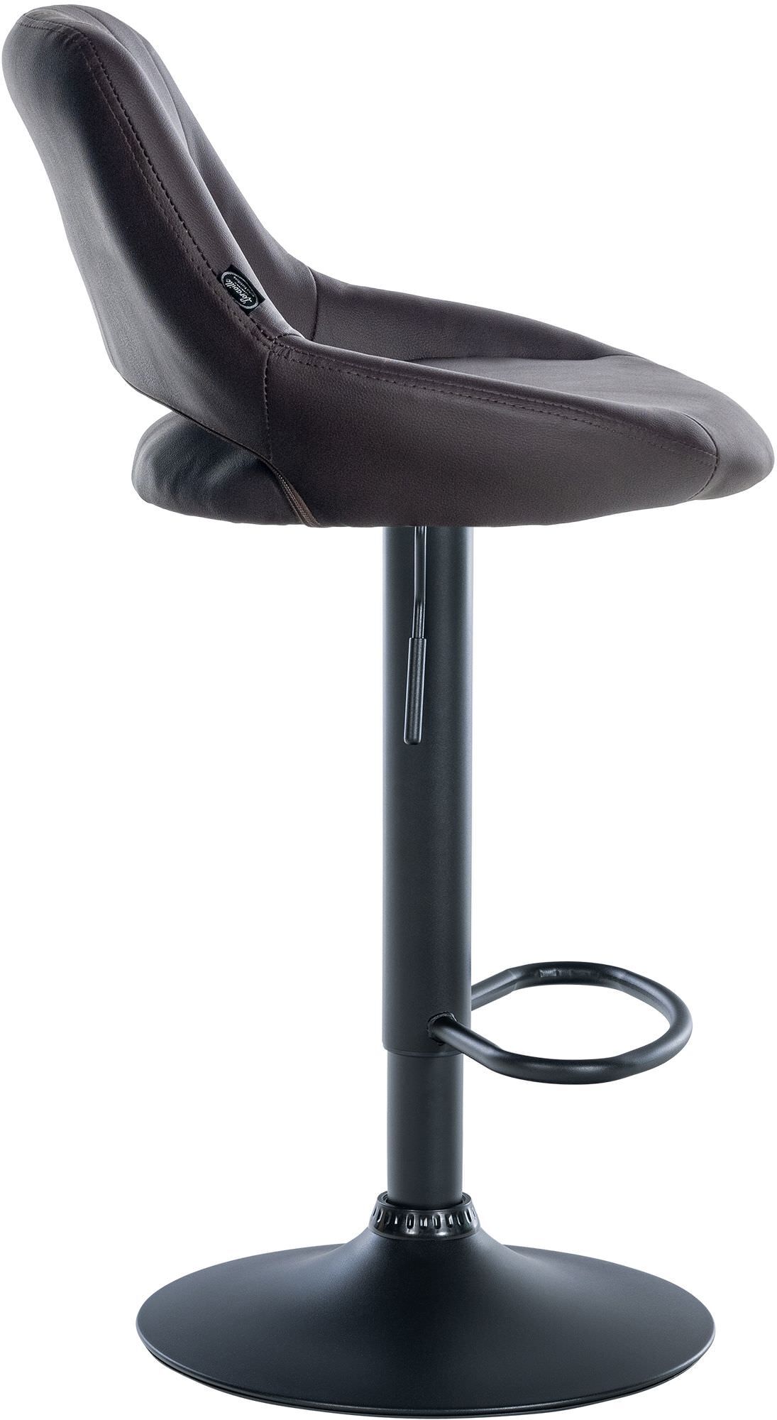 2er Set Barhocker Milet Kunstleder B, braun