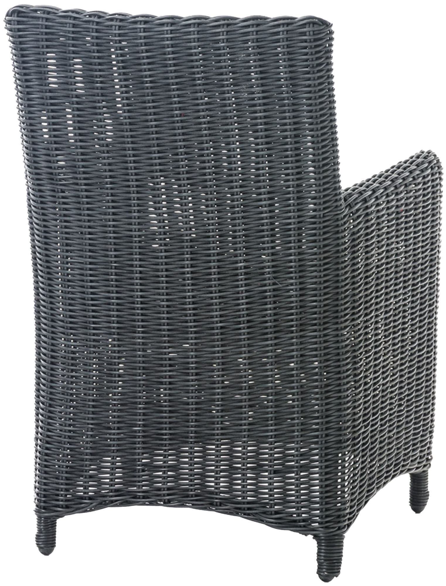 6er Set Stuhl Fontana / Sankt Marlo Anthrazit 5mm, schwarz