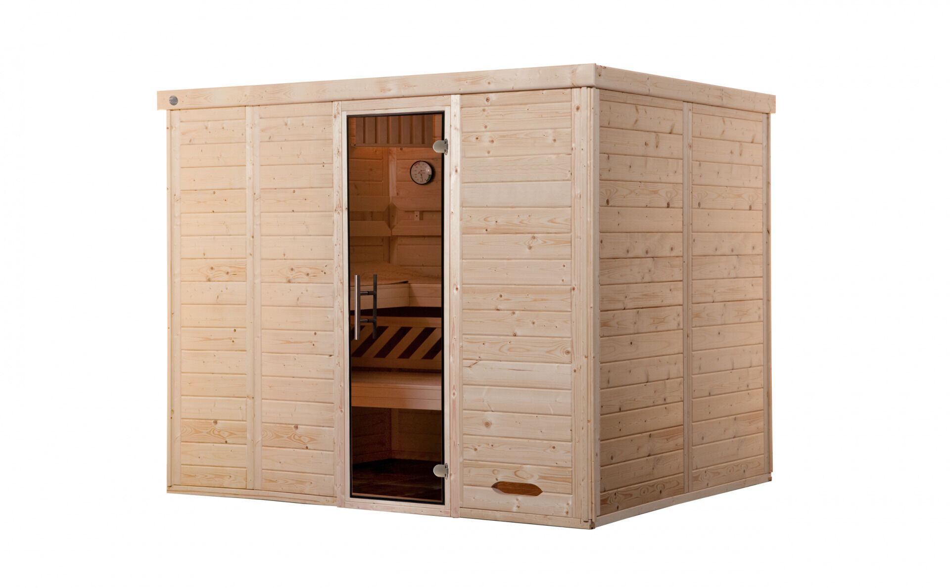 weka Design-Sauna KEMI 3, ohne Ofen, ohne Beleuchtung