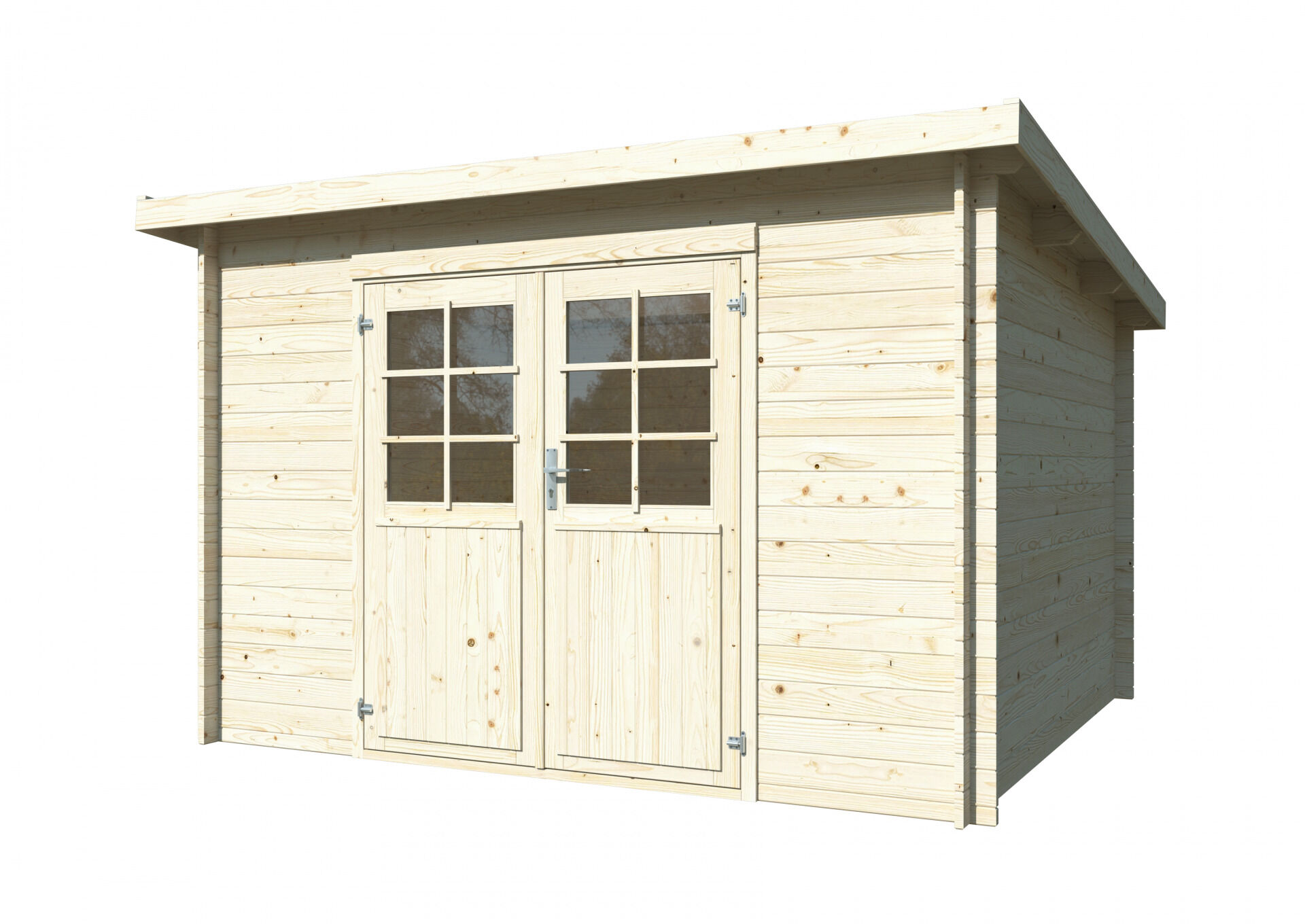 Pultdach Gartenhaus Aktion 63