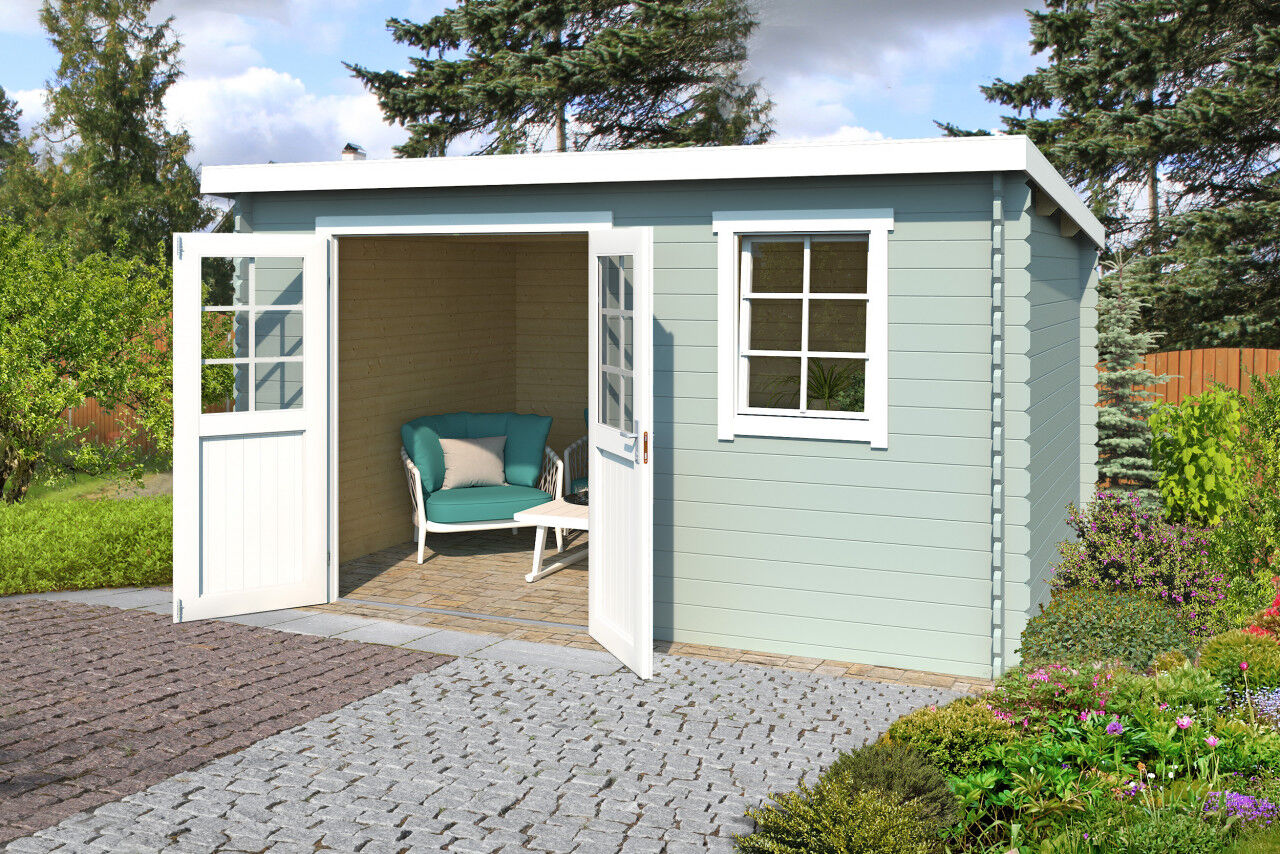 Lasita Maja Gartenhaus Amira 230 gletschergrün