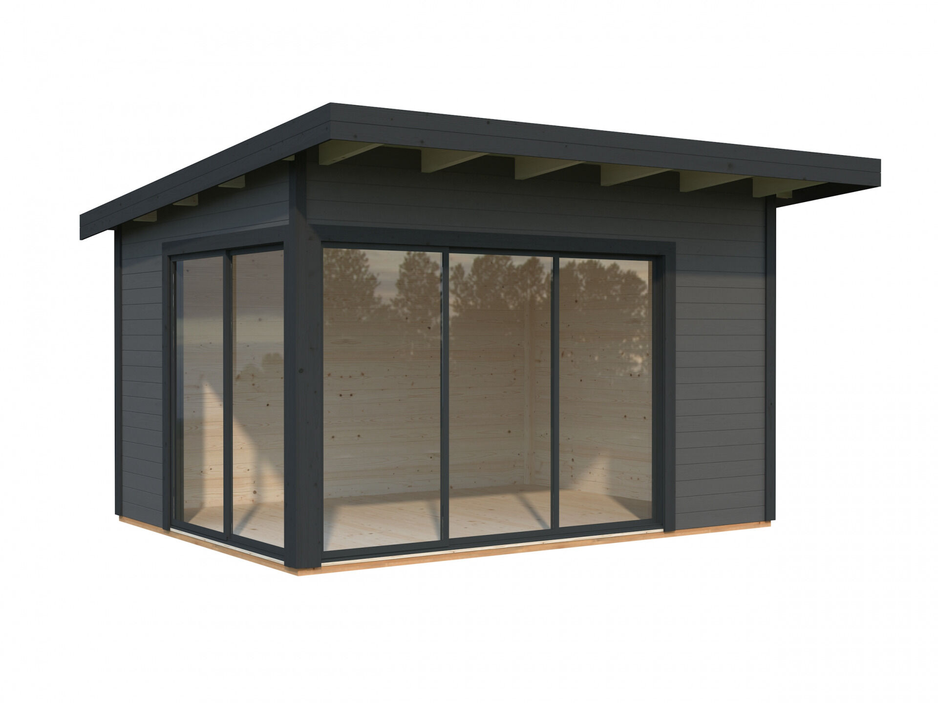 Palmako Pultdach Gartenhaus Andrea 11,2 m² Slide