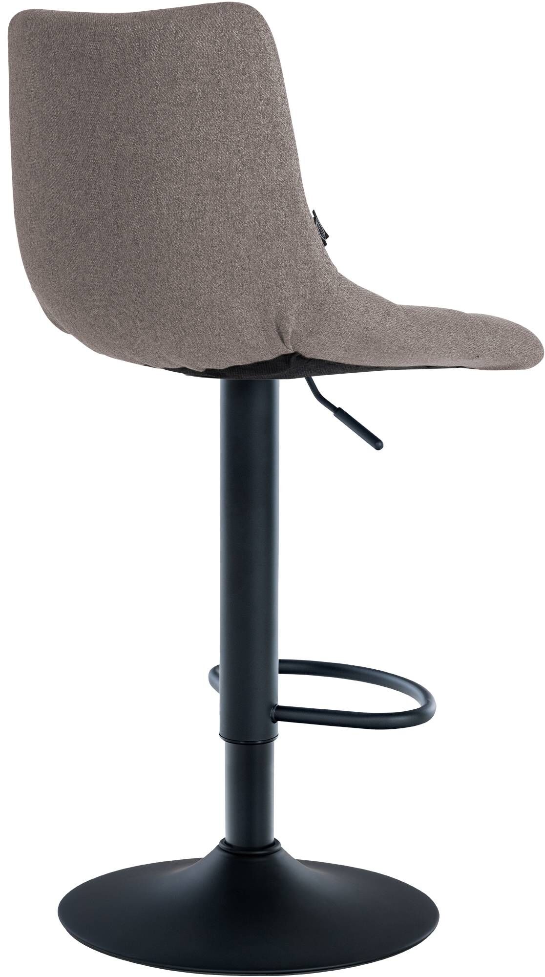 Barhocker Jerry Stoff schwarz, grau