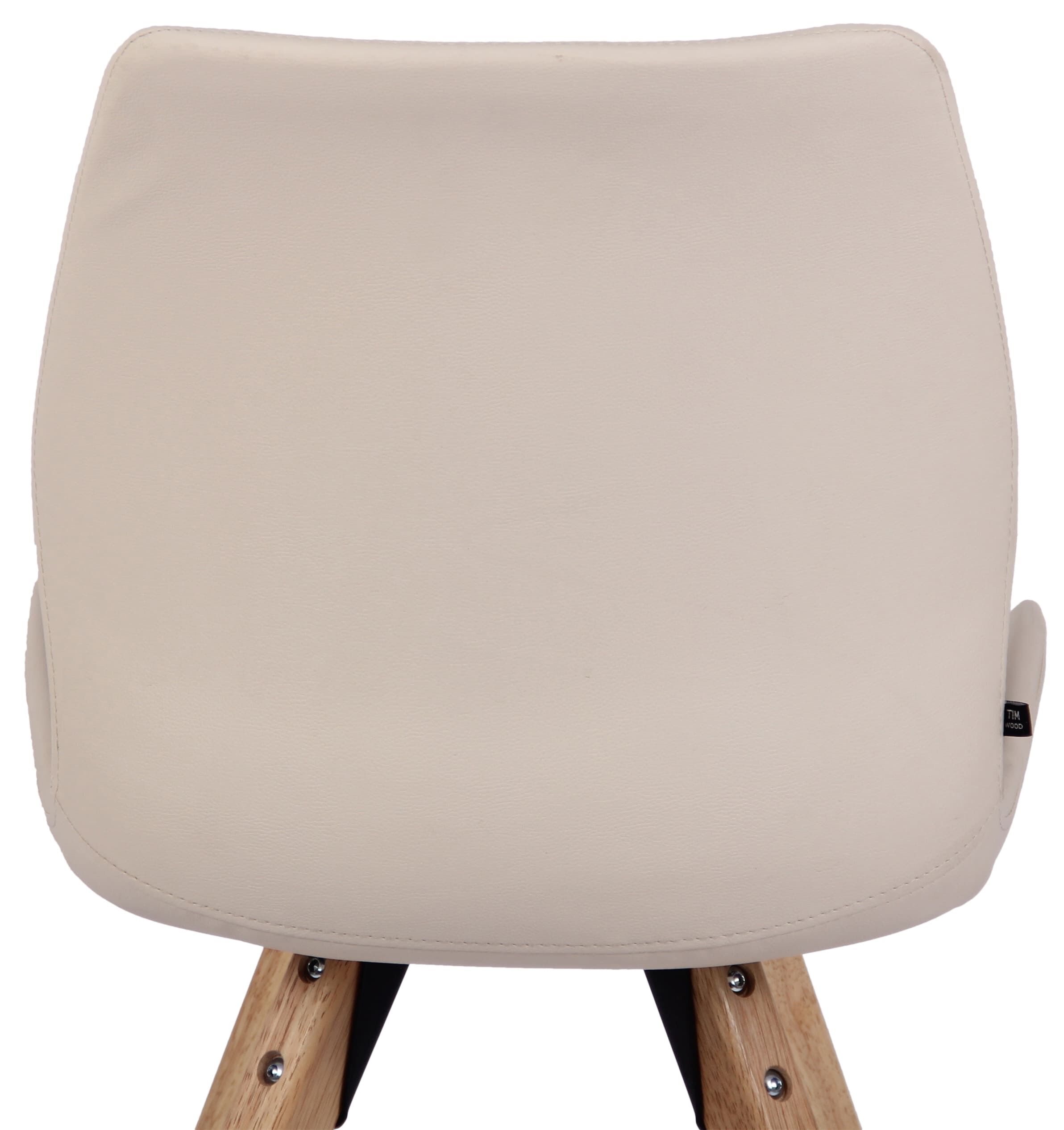 Stuhl Luna Kunstleder, creme