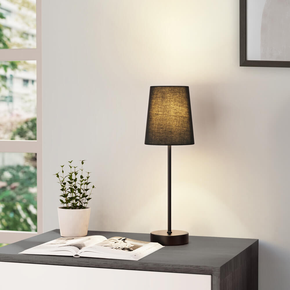 Tischlampe VANA - Braun