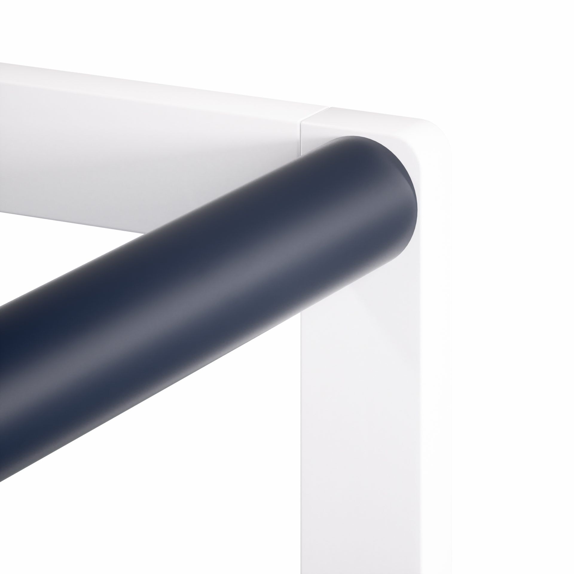 Lernturm Barn Weiß/Anthrazit Kiefernholz 93x51x50cm