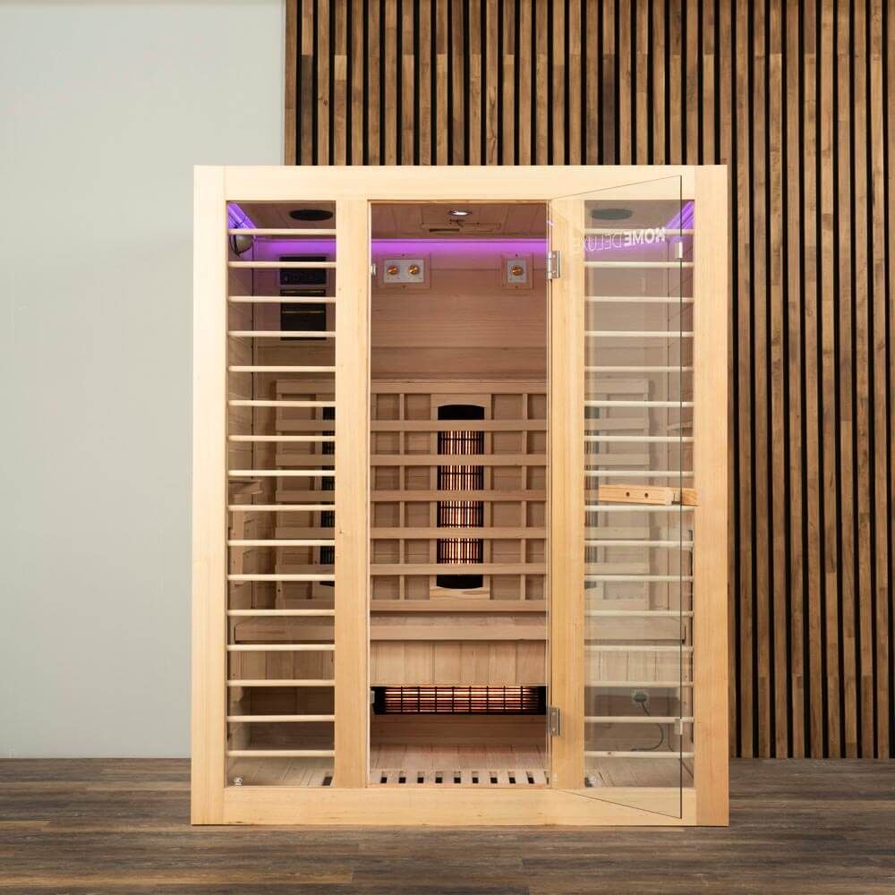 Infrarotkabine REDSUN DELUXE L - 153 x 110 cm für 3 Personen