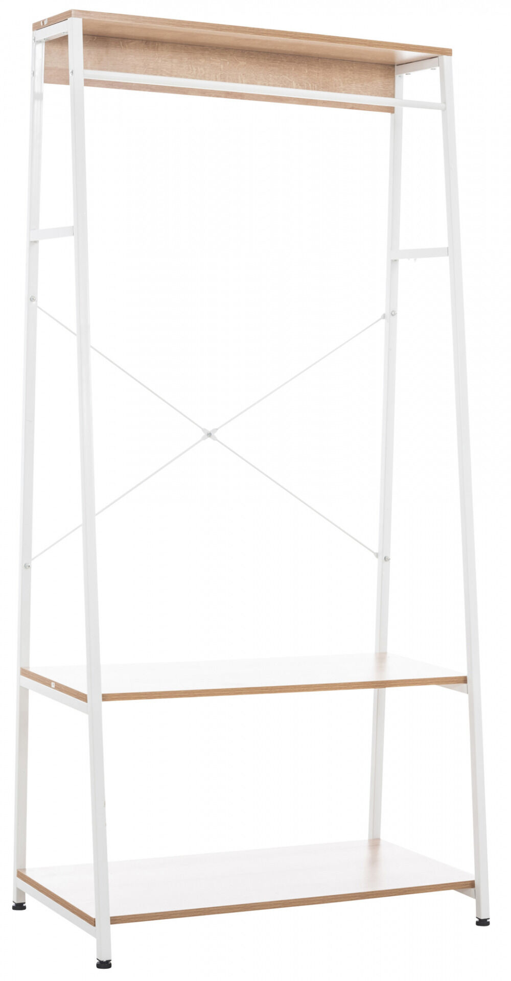 Kleiderständer Luton, natura/weiß