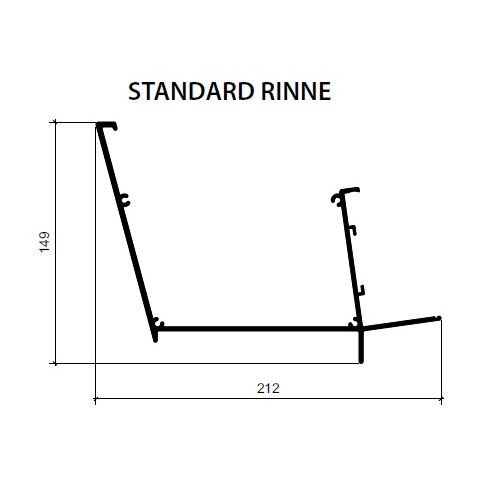 Terrassenüberdachung anthrazit 3x2,5 m mit Polycarbonat IR klar