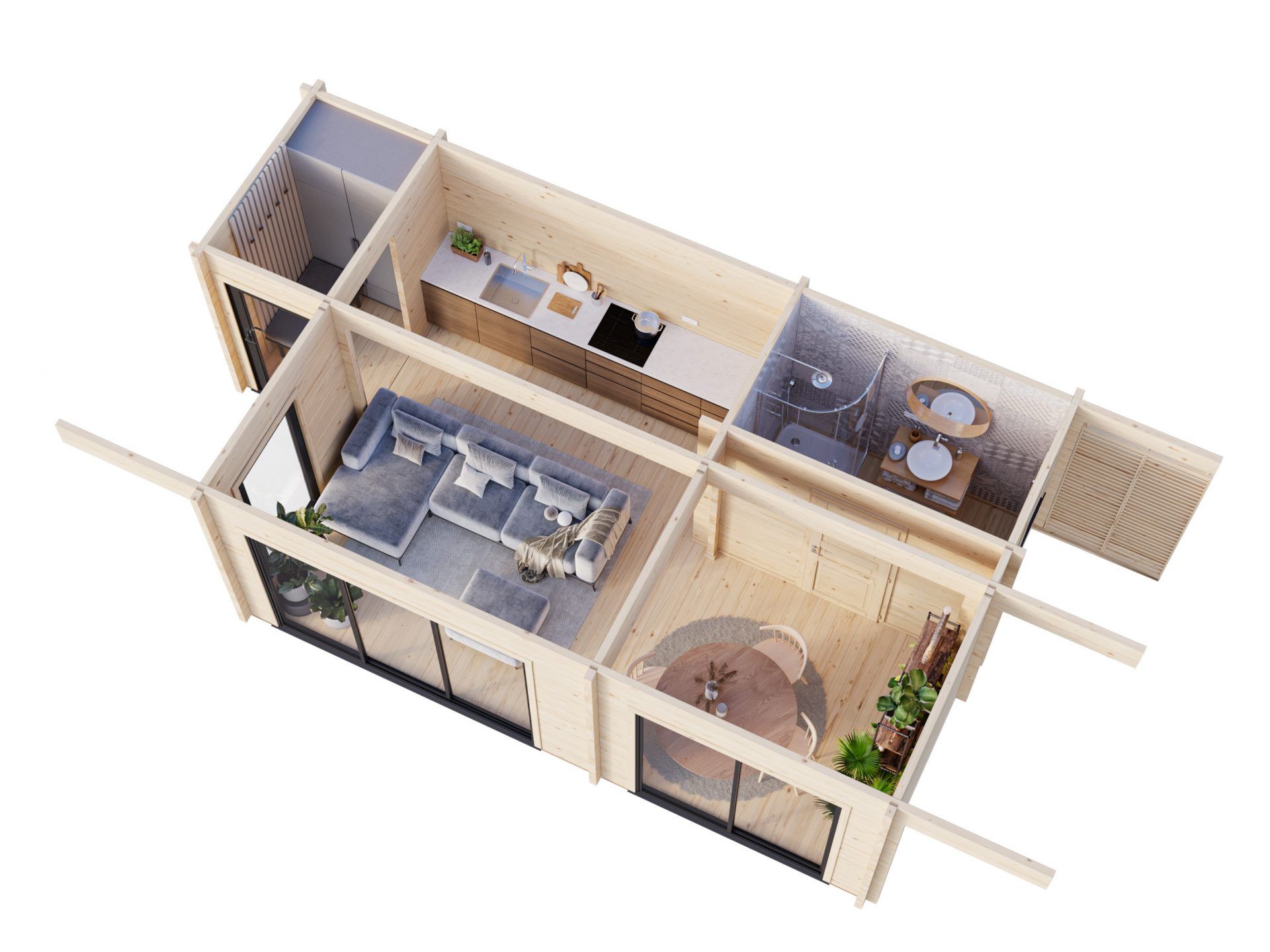 Palmako Gartenhaus Cecilia 27,3 m²