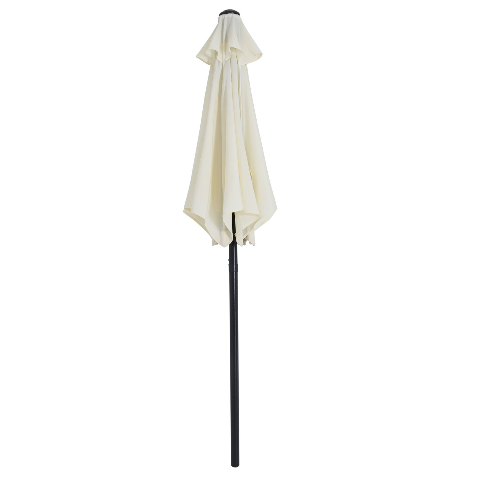 Sonnenschirm Fiji Beige Ø200cm UV-Schutz 80+ mit Kurbel