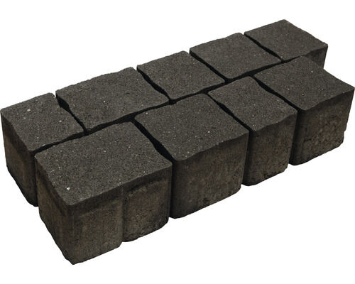 Pflasterstein Calima Kleinpflaster 8 cm, Palladium-Dunkel