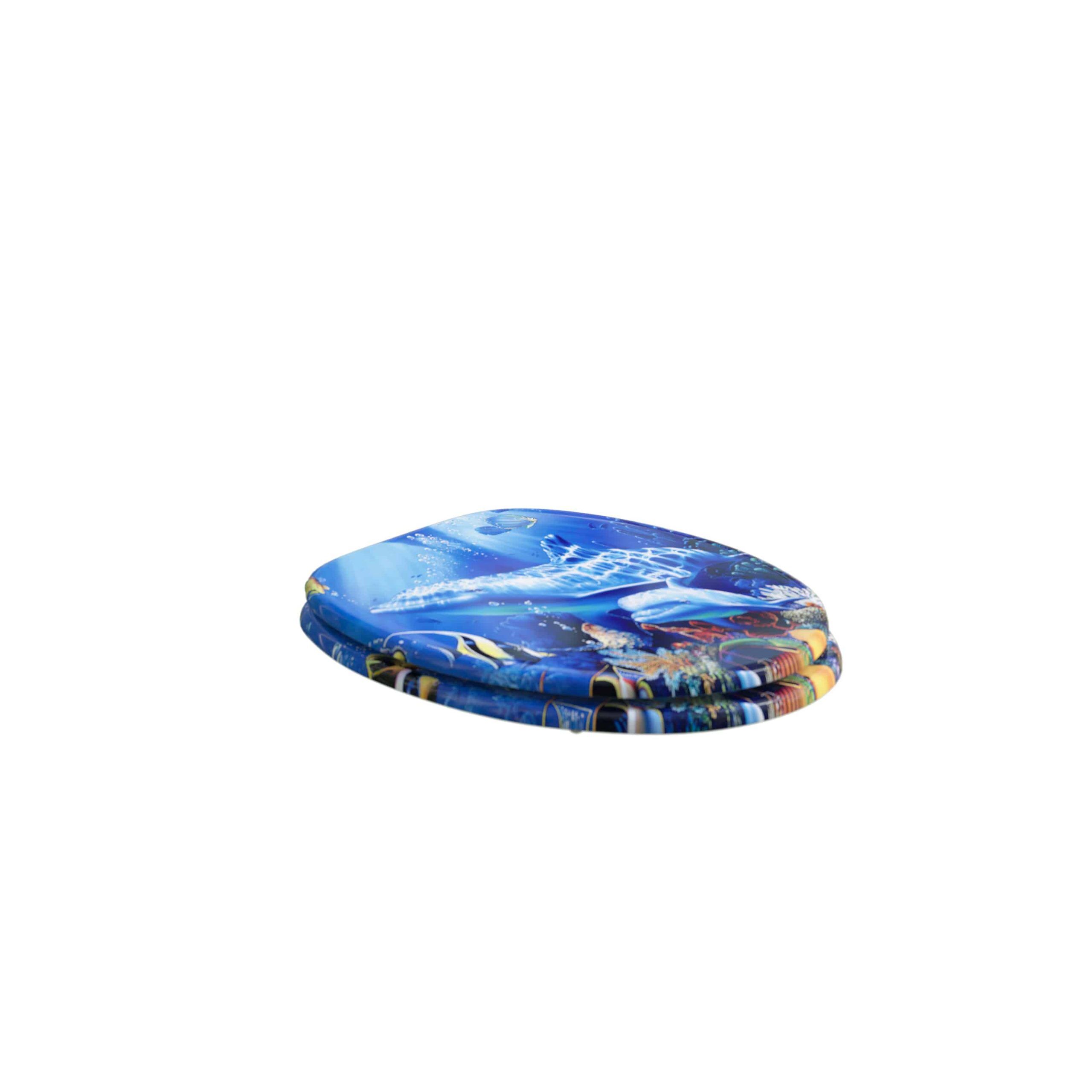 Toilettensitz Sealife mit Absenkautomatik