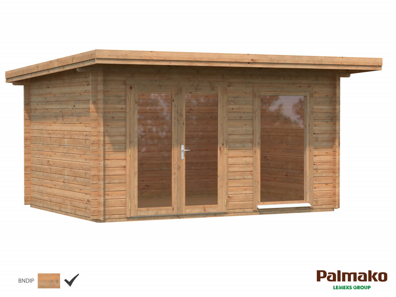 Palmako Pultdach Gartenhaus Heidi 11,7 m²