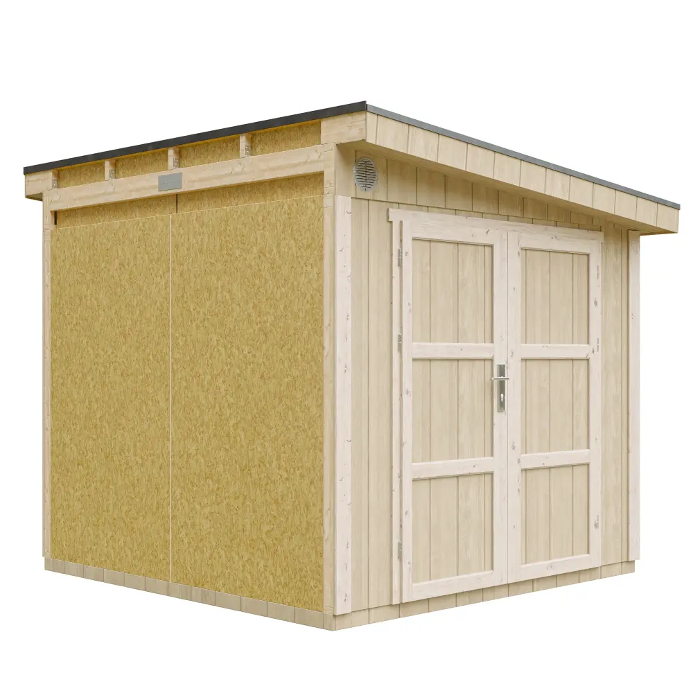 Pultdach Gartenhaus Norge 10 mit LP® SmartSide® M938 – 236 x 250 cm – 6 m2