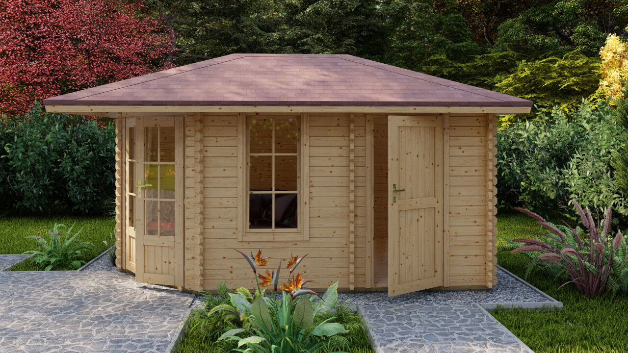 5 Eck Gartenhaus Norwegen 9