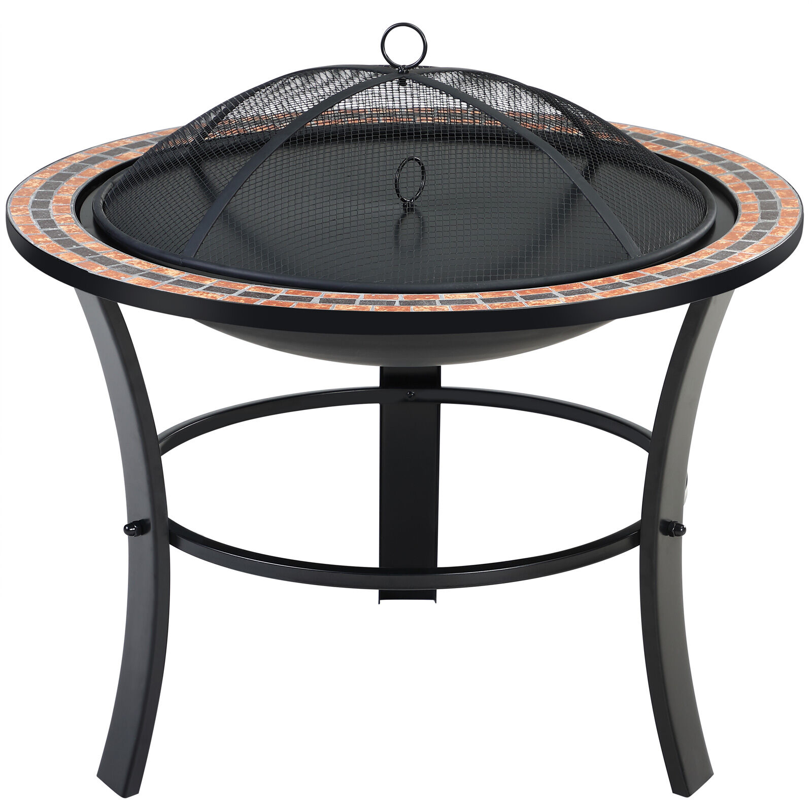 Feuerschale Fuoco Mosaik Stahl Ø76cm