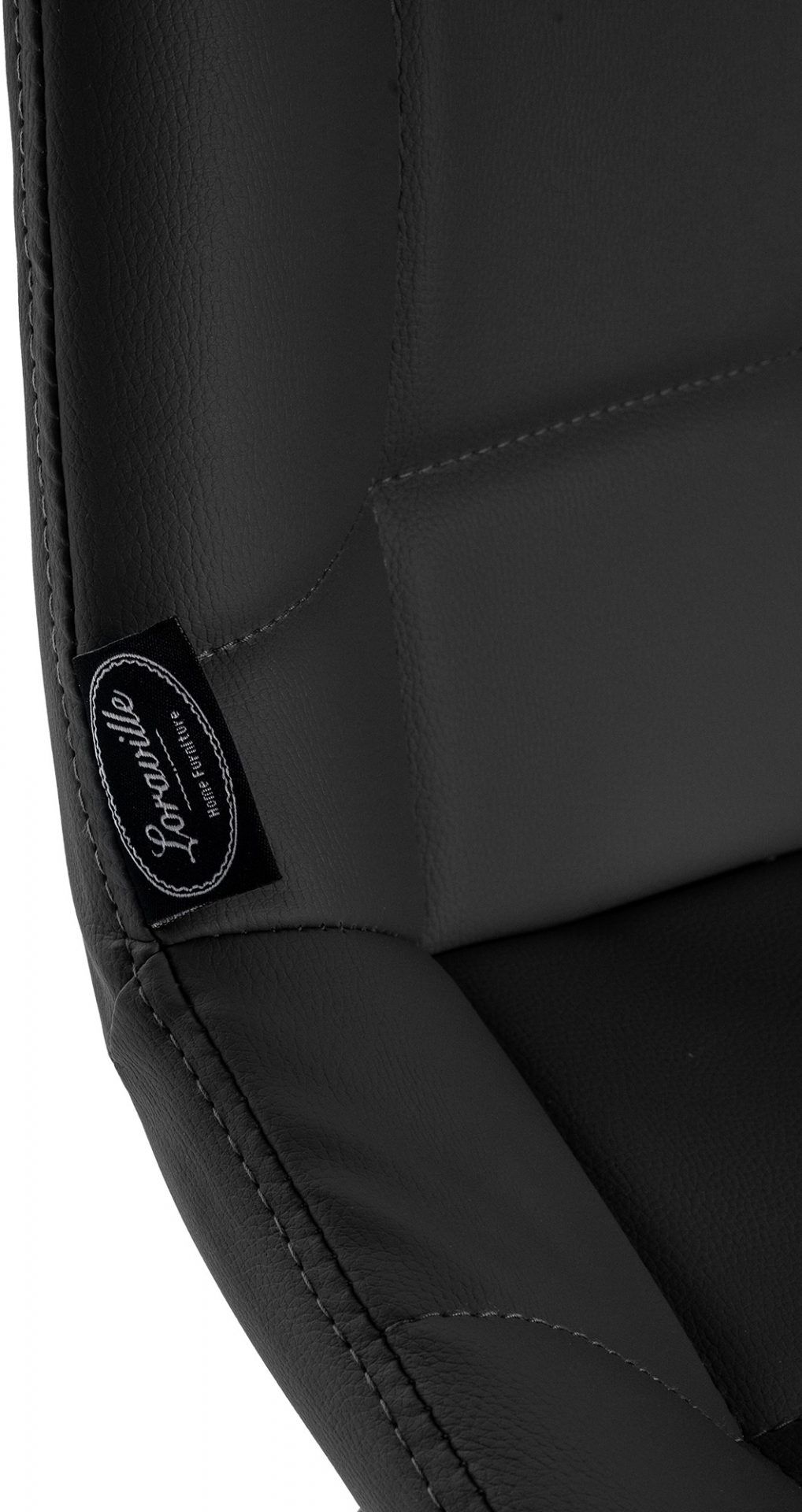 Barhocker Weston Schwenkbar Kunstleder, schwarz