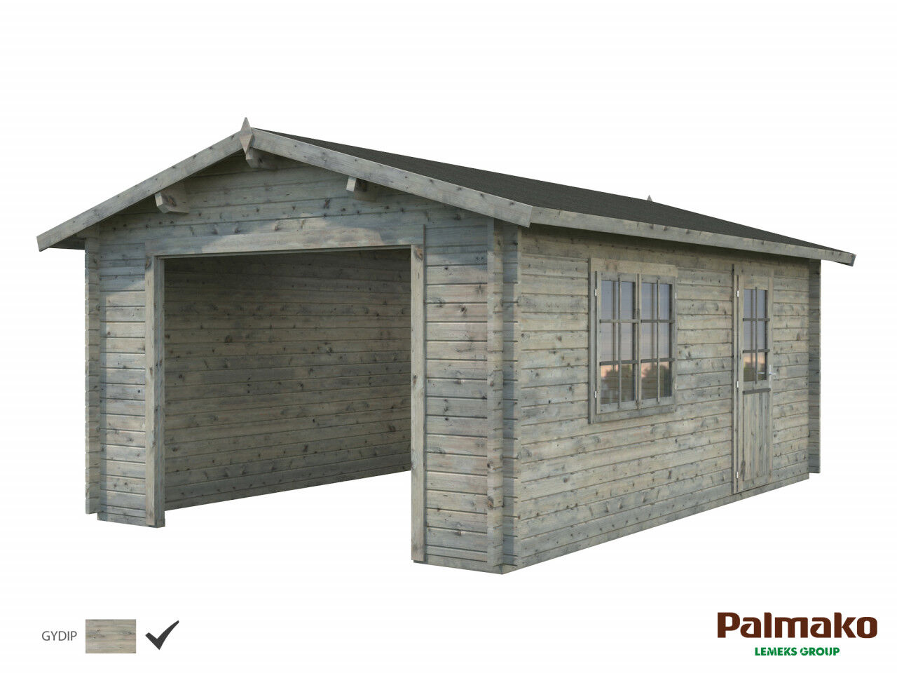 Palmako Holzgarage Roger 19,0 m²