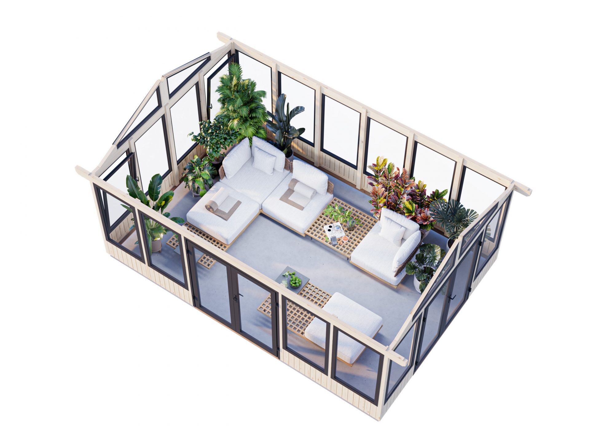 Palmako Glashaus Isabella 22,2 m2