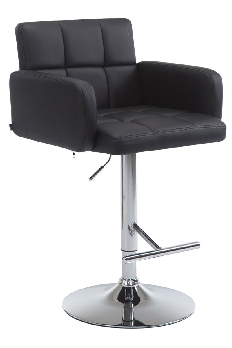 Barhocker Los Angeles Kunstleder C, schwarz