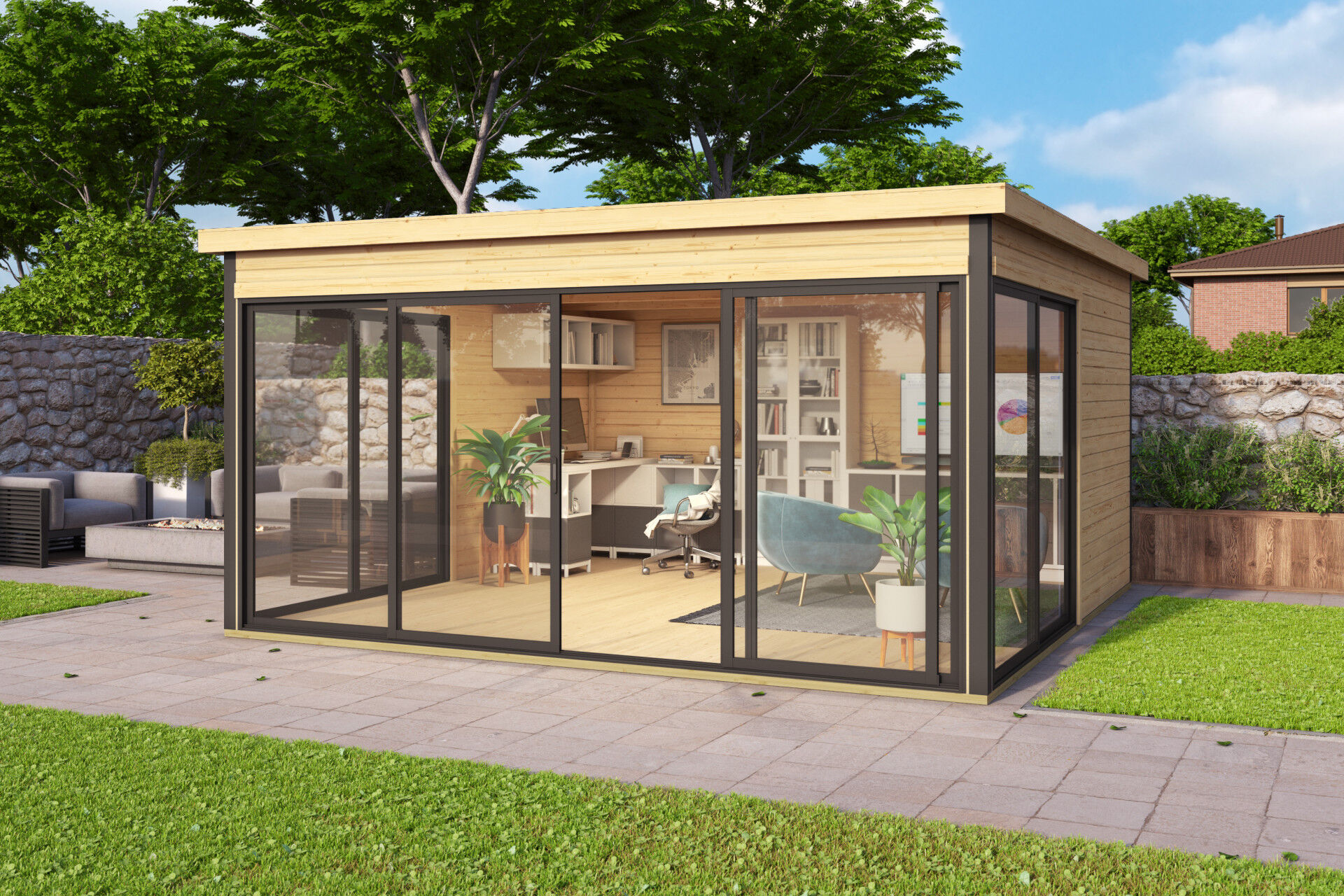 Lasita Maja Gartenhaus Domeo 5