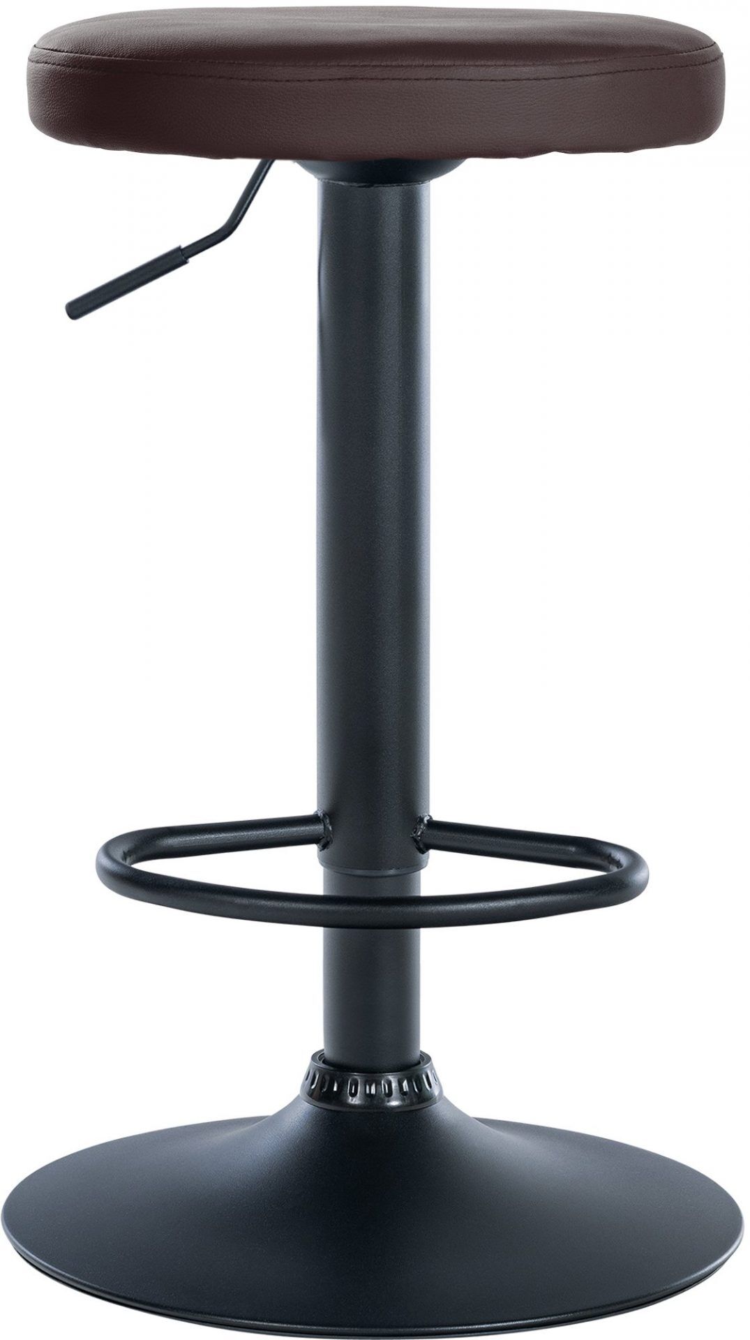 2er Set Barhocker Ponte Kunstleder schwarz, braun