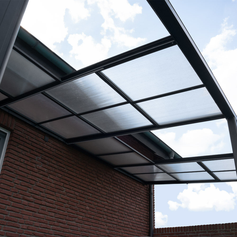 Terrassenüberdachung SOLIS DELUXE - 290 x 295 x cm Grau