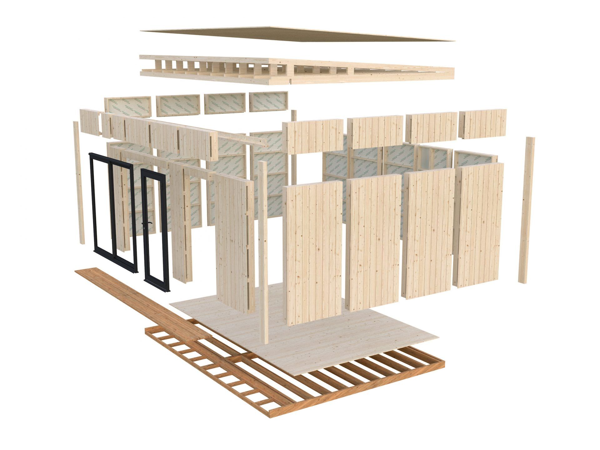 Palmako Tinyhaus Gartenhaus Johanna 19,4 m²