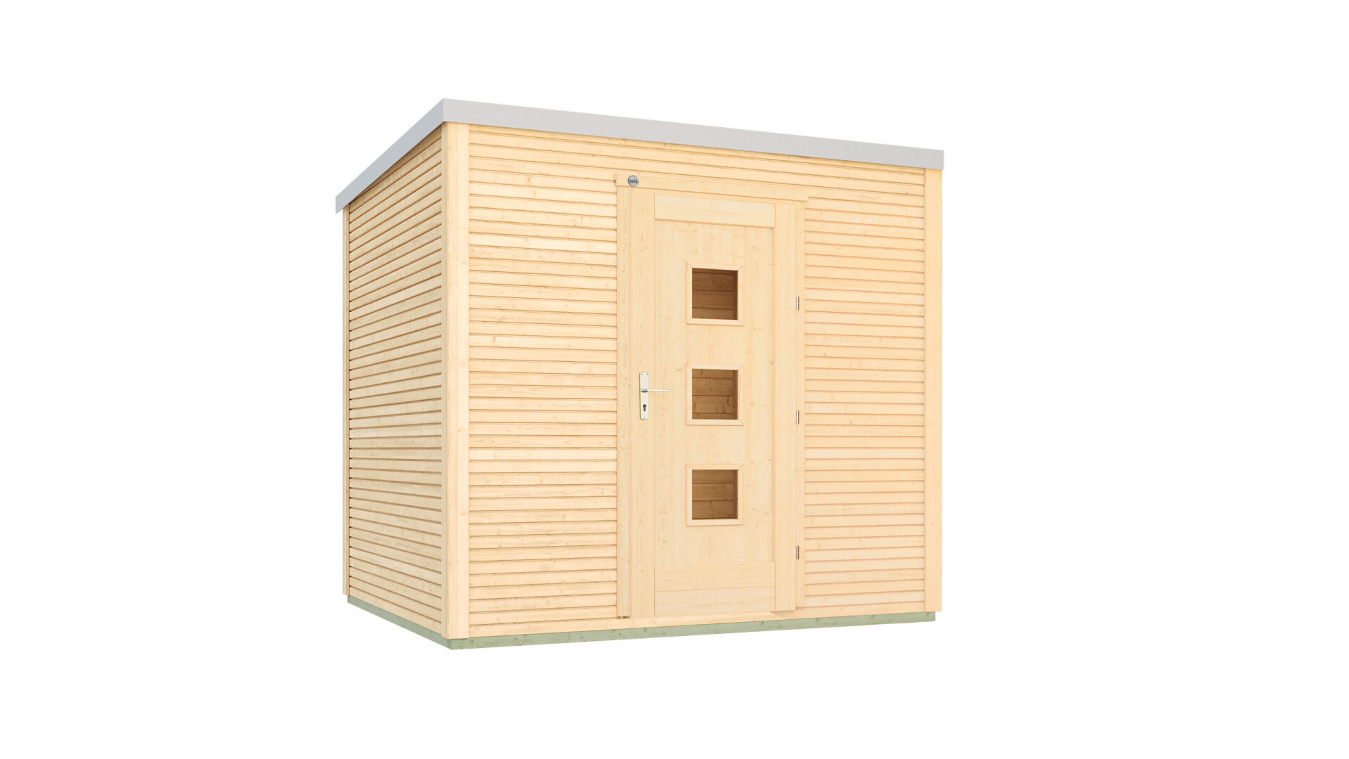 weka Design-Gartenhaus wekaLine 413 2,6x2,6m