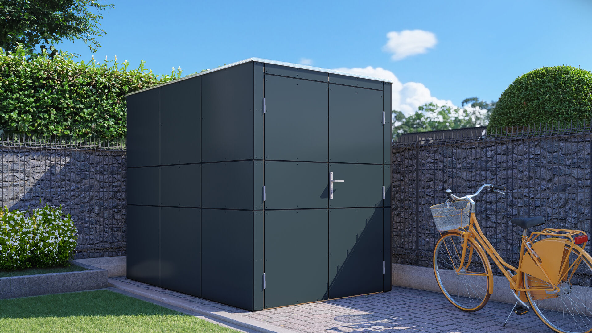 Fahrradgarage HPL Bike anthrazit