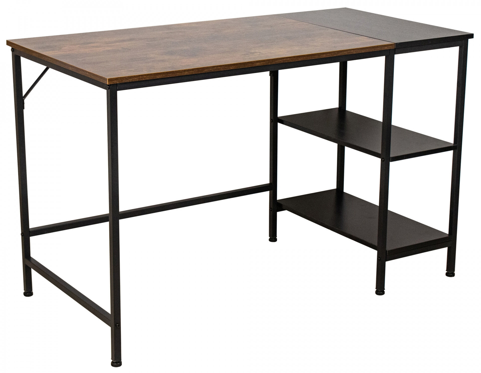 Schreibtisch Ocala, schwarz/braun