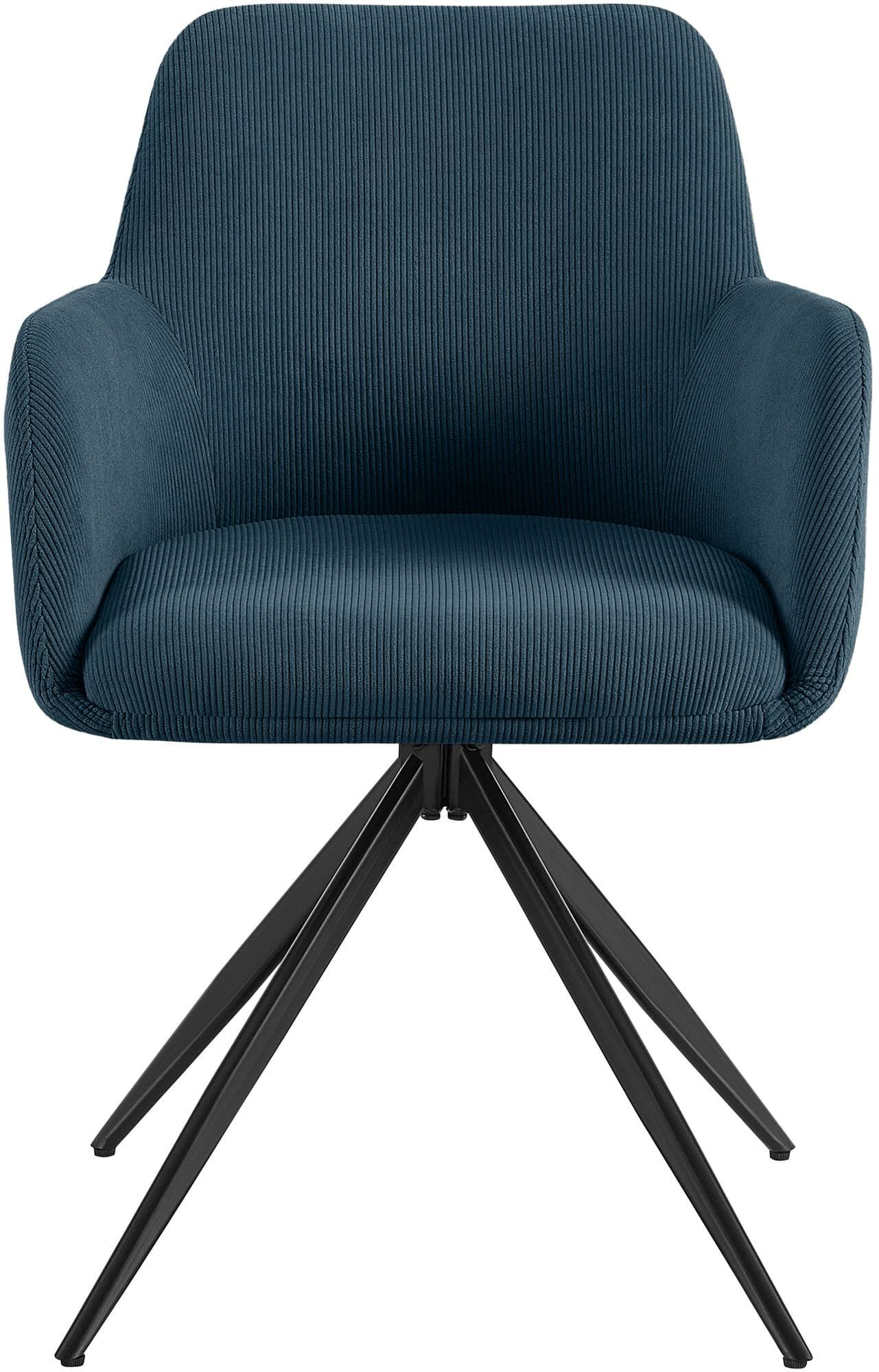 Esszimmerstuhl Olema Cord, blau