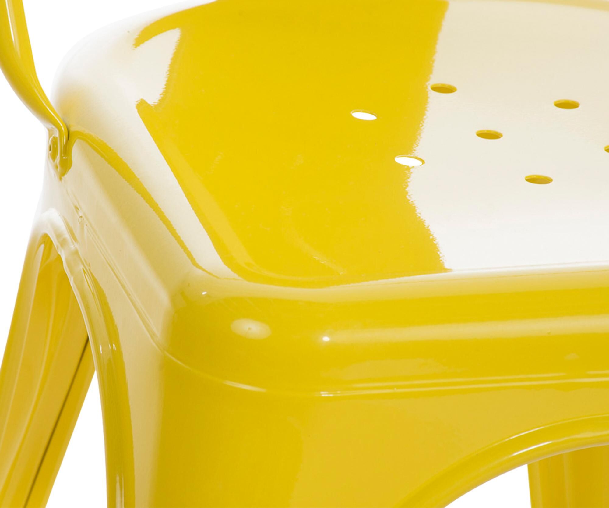 4er Set Stuhl Benedikt, gelb