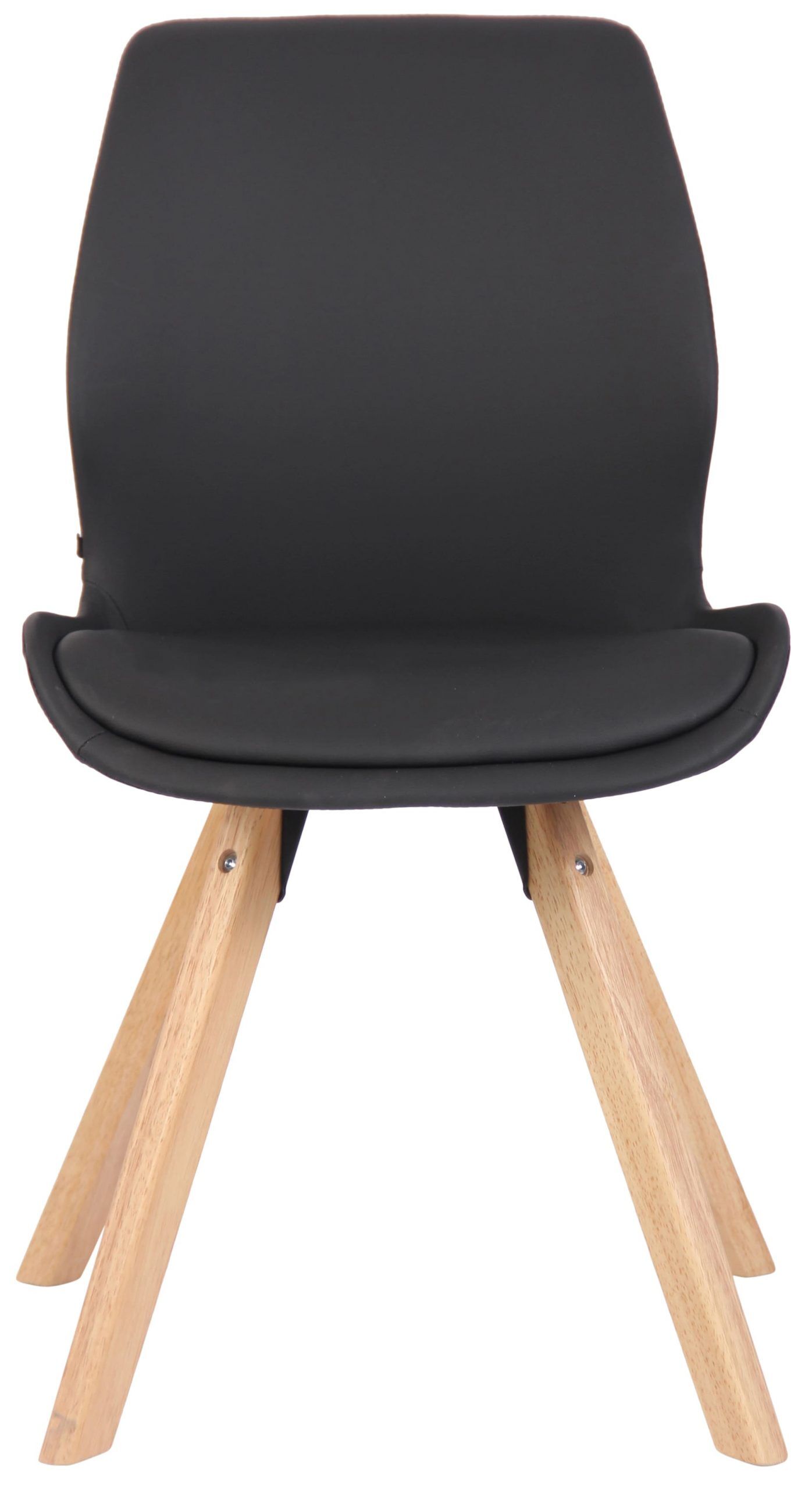 Stuhl Luna Kunstleder, schwarz