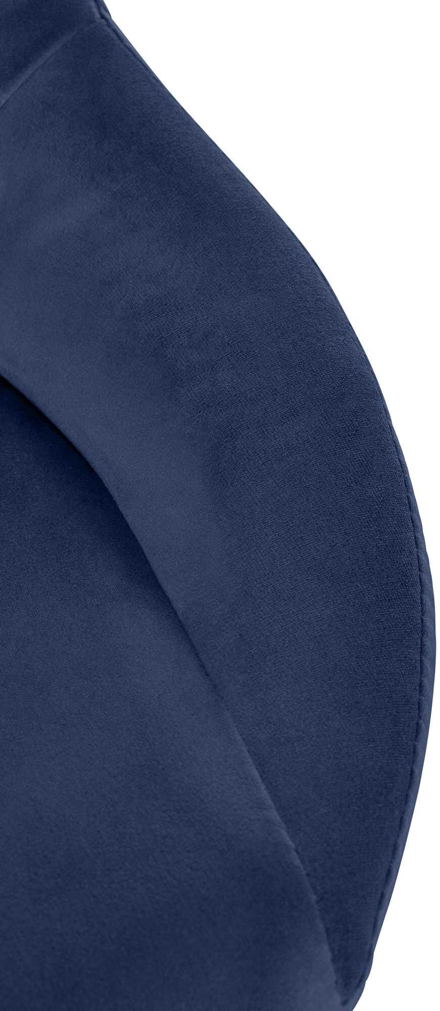 2er Set Barhocker Milet Samt W, blau