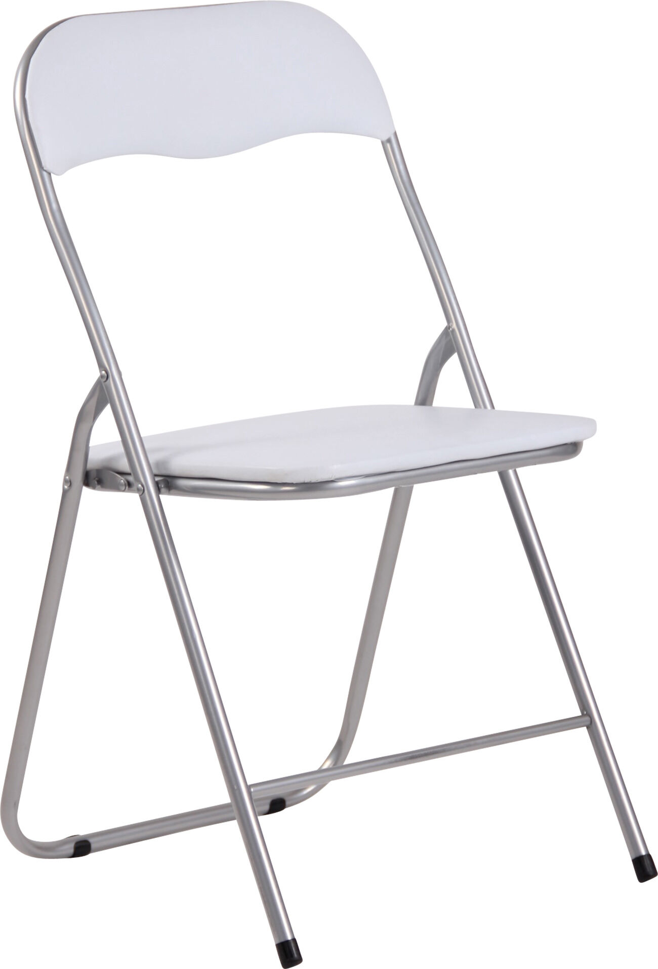 Klappstuhl Felix, weiß/silber
