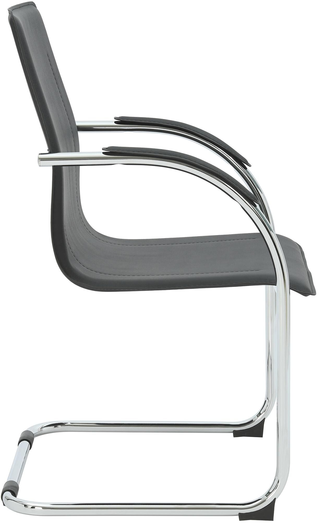 Besucherstuhl Noeleen, schwarz