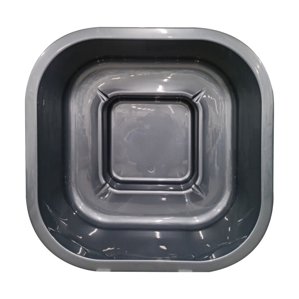 Badefass 200 Prestige Quadratisch Einsatz, grau