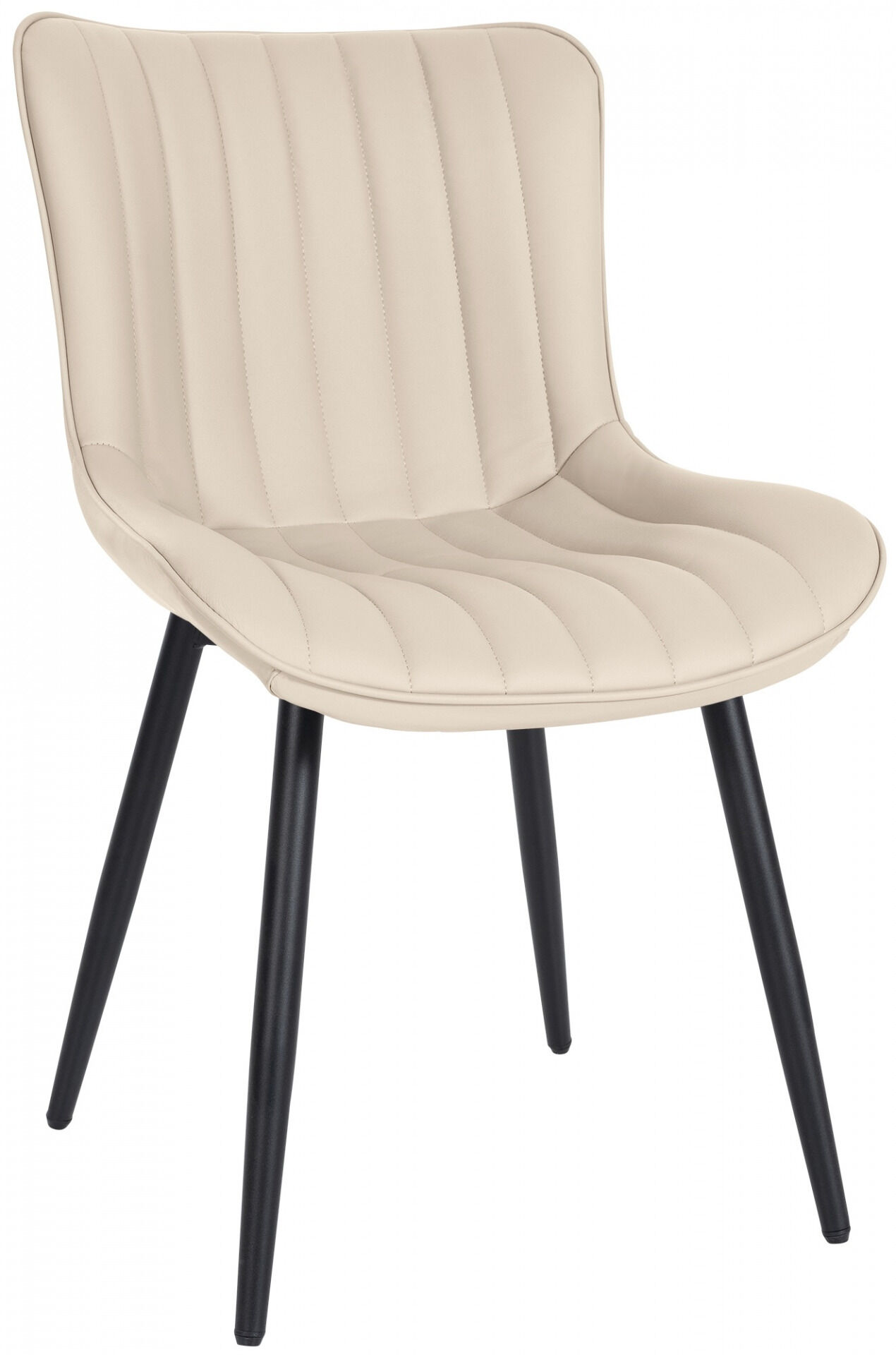 Stuhl Largo Kunstleder, creme