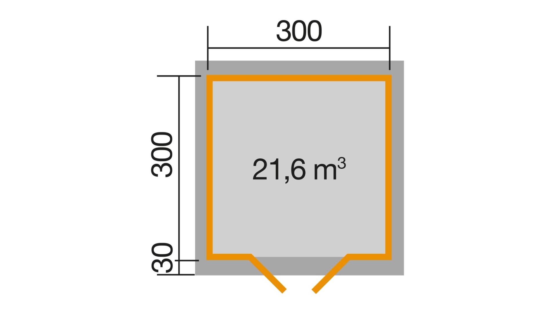 weka Gartenhaus 158 - 3,5x3,6m