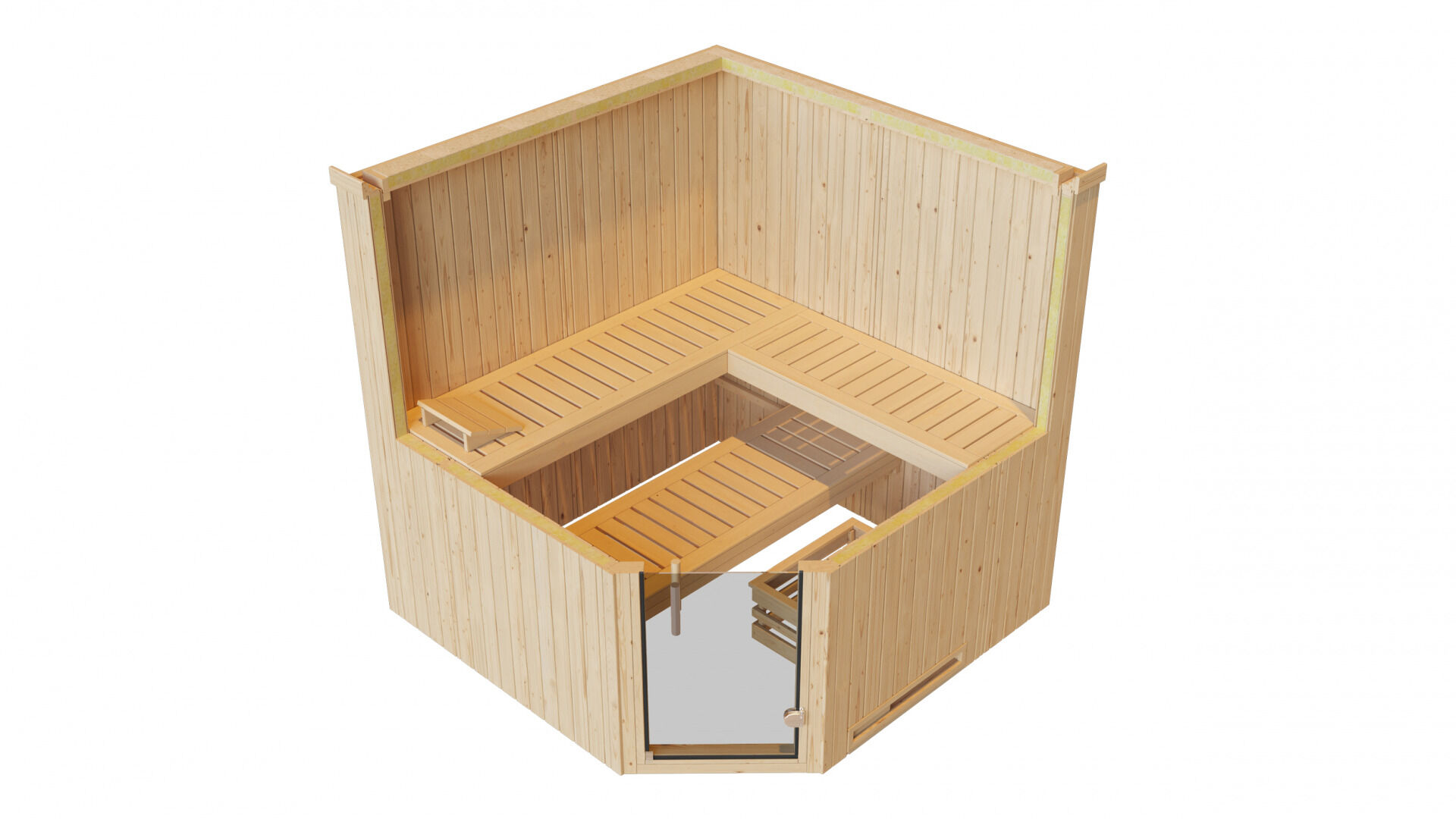 weka Elementsauna VARBERG 3, ohne Ofen, ohne Beleuchtung
