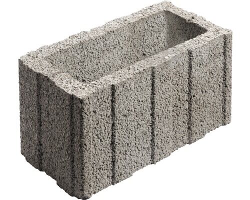 Pflanzstein Bambinoflor 40x20x20 cm, Grau ohne Fase