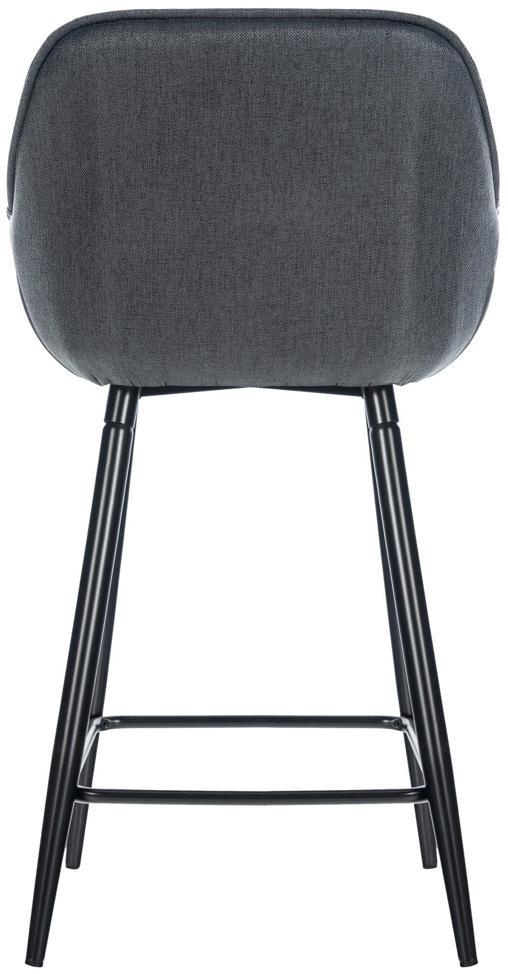Barhocker Gibson Stoff, dunkelgrau