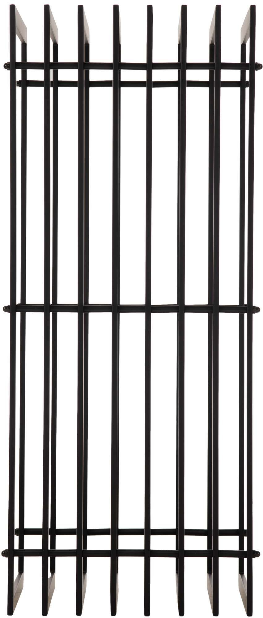 Kaminholzständer Irving 40x50x100, schwarz-matt